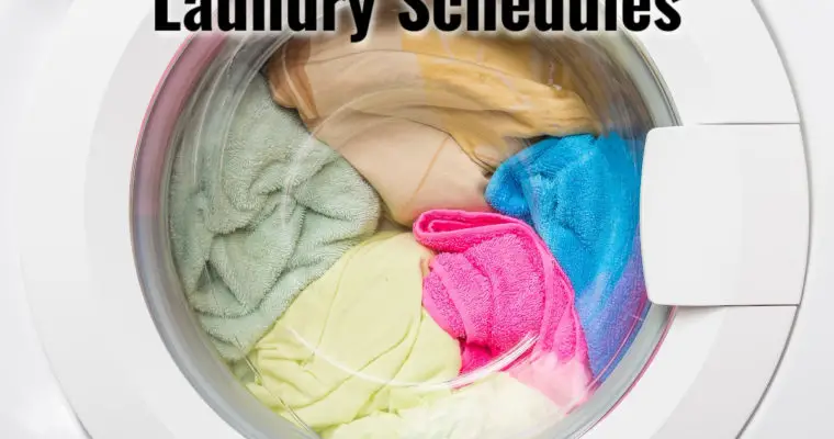 Laundry Schedule for a Family of 3
